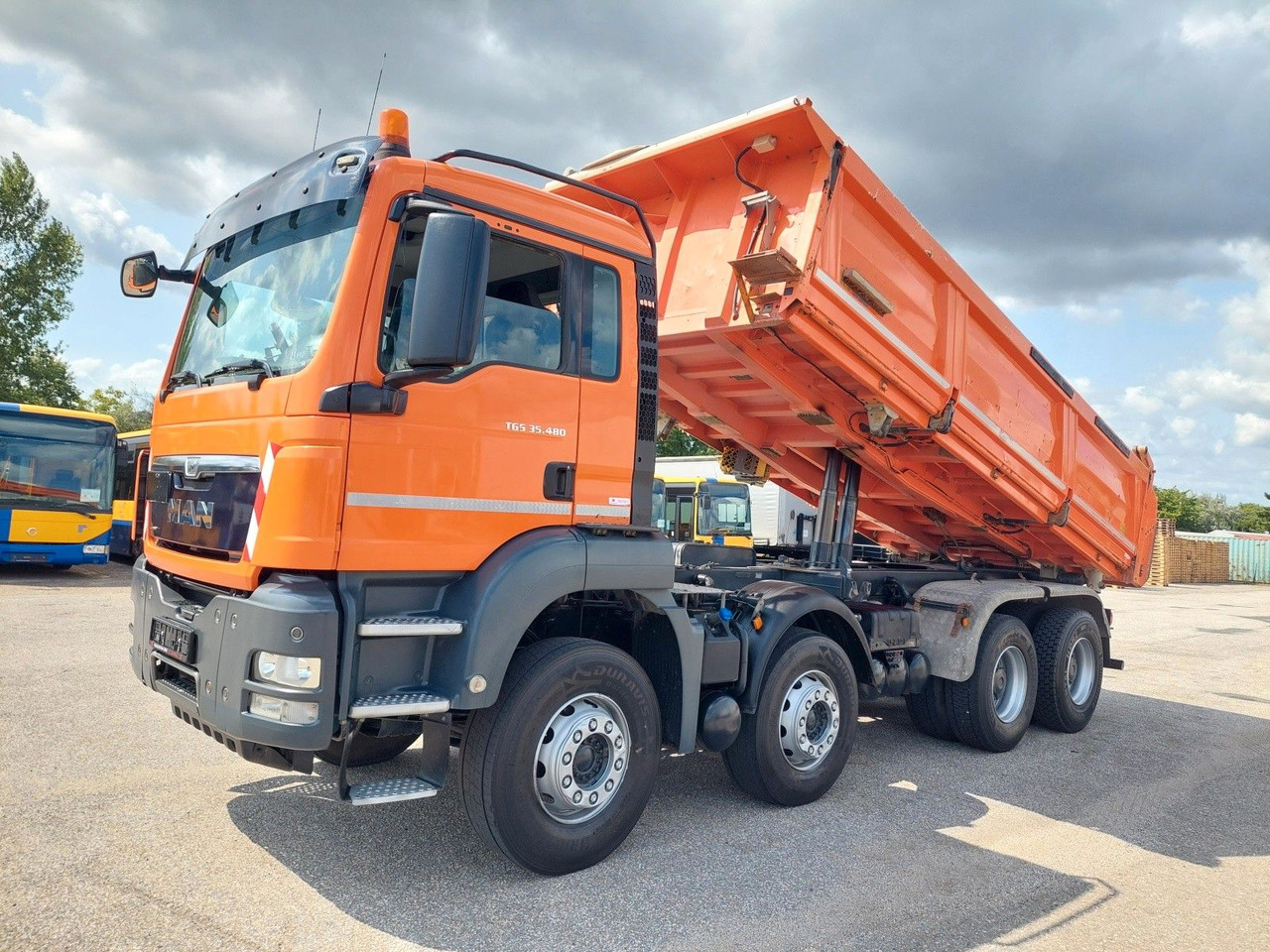 MAN TGS 35.480 8x4 BB Meiller Bordmatik - מזהיר: תמונה 1 MAN TGS 35.480 8x4 BB Meiller Bordmatik - מזהיר: תמונה 1