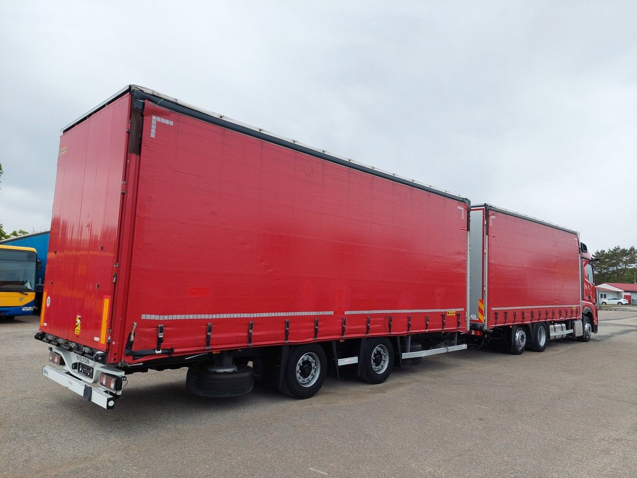 Mercedes-Benz Actros 2545 L/NR 6x2 + Wielton PC2K Durchbar - משאית וילונות צד: תמונה 4 Mercedes-Benz Actros 2545 L/NR 6x2 + Wielton PC2K Durchbar - משאית וילונות צד: תמונה 4