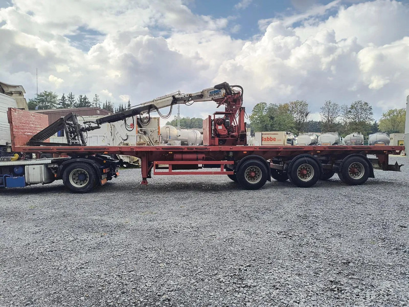 LAG 16000-R KENNIS CRANE - 2 STEERING AXLES - סמיטריילר צד נופל/ שטוח: תמונה 2 LAG 16000-R KENNIS CRANE - 2 STEERING AXLES - סמיטריילר צד נופל/ שטוח: תמונה 2
