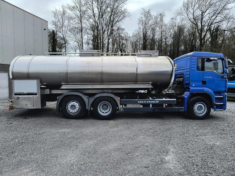 MAN TGA 26.360 INSULATED INOX TANK - 2 COMP - AIRCO - LIFT/STEERING AXLE - משאית מכל: תמונה 4 MAN TGA 26.360 INSULATED INOX TANK - 2 COMP - AIRCO - LIFT/STEERING AXLE - משאית מכל: תמונה 4