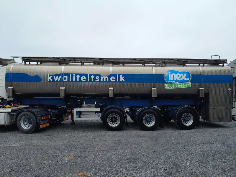 Mafa INSULATED INOX TANK 29000L 3 COMP - PUMP/COUNTER - 2 STEERING AXLES - סמיטריילר מכל: תמונה 2 Mafa INSULATED INOX TANK 29000L 3 COMP - PUMP/COUNTER - 2 STEERING AXLES - סמיטריילר מכל: תמונה 2