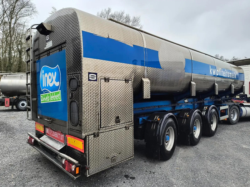 Mafa INSULATED INOX TANK 29000L 3 COMP - PUMP/COUNTER - 2 STEERING AXLES - סמיטריילר מכל: תמונה 5 Mafa INSULATED INOX TANK 29000L 3 COMP - PUMP/COUNTER - 2 STEERING AXLES - סמיטריילר מכל: תמונה 5
