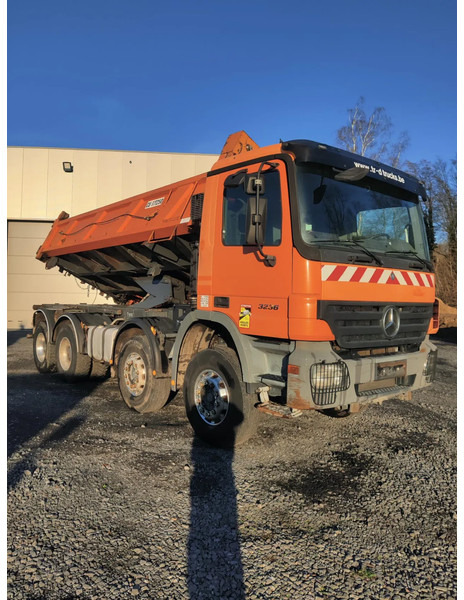 מזהיר Mercedes-Benz Actros 3236 8X4 - 2 SIDE TIPPER/BI-BENNE: תמונה 14