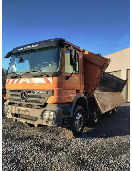 מזהיר Mercedes-Benz Actros 3236 8X4 - 2 SIDE TIPPER/BI-BENNE: תמונה 13