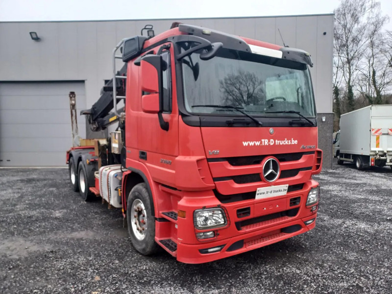 Mercedes-Benz Actros 3360 V8 avec GRUE HIAB 251S80 - 6X4 - V8 - משאית עץ, משאית מנוף: תמונה 1 Mercedes-Benz Actros 3360 V8 avec GRUE HIAB 251S80 - 6X4 - V8 - משאית עץ, משאית מנוף: תמונה 1
