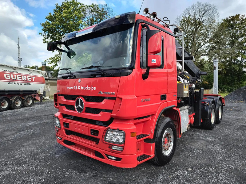 Mercedes-Benz Actros 3360 V8 avec GRUE HIAB 251S80 - 6X4 - V8 - משאית עץ, משאית מנוף: תמונה 3 Mercedes-Benz Actros 3360 V8 avec GRUE HIAB 251S80 - 6X4 - V8 - משאית עץ, משאית מנוף: תמונה 3