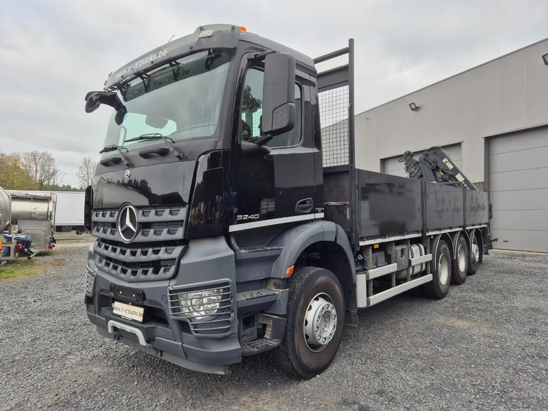 Mercedes-Benz Arocs 3240 8X4 - HIAB 166E-5 HIPRO WITH REMOTE CONTROL - ROTATOR - משאית צד נופל/ שטוחה, משאית מנוף: תמונה 1 Mercedes-Benz Arocs 3240 8X4 - HIAB 166E-5 HIPRO WITH REMOTE CONTROL - ROTATOR - משאית צד נופל/ שטוחה, משאית מנוף: תמונה 1