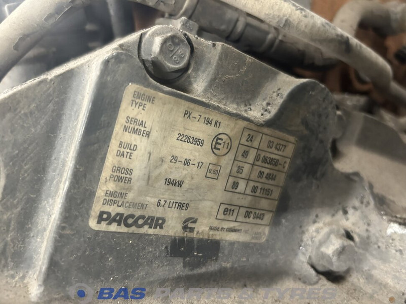 DAF CF Euro 6 Motor DAF PX7 194 K1 1714744 - מנוע עבור משאית: תמונה 5 DAF CF Euro 6 Motor DAF PX7 194 K1 1714744 - מנוע עבור משאית: תמונה 5