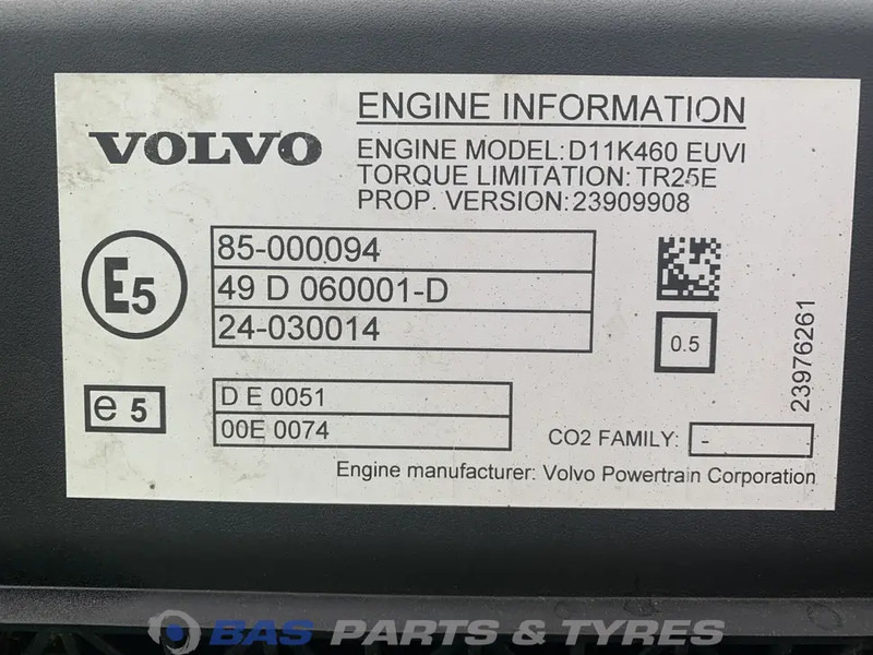Volvo FM5 Motor Volvo D11K 460 K5 22611917 - מנוע עבור משאית: תמונה 5 Volvo FM5 Motor Volvo D11K 460 K5 22611917 - מנוע עבור משאית: תמונה 5