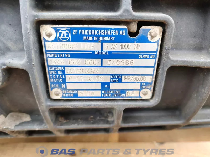 ZF LF Euro 6 - תיבת הילוכים עבור משאית: תמונה 5 ZF LF Euro 6 - תיבת הילוכים עבור משאית: תמונה 5