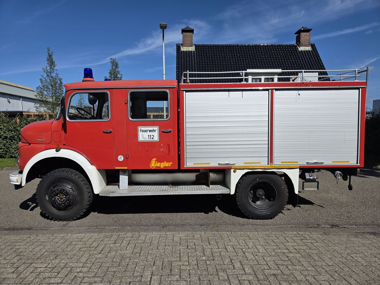 Mercedes-Benz LAF 1113 B 4X4 Turbo Diesel (170 PK) brandweerwagen - משאית אש: תמונה 1 Mercedes-Benz LAF 1113 B 4X4 Turbo Diesel (170 PK) brandweerwagen - משאית אש: תמונה 1