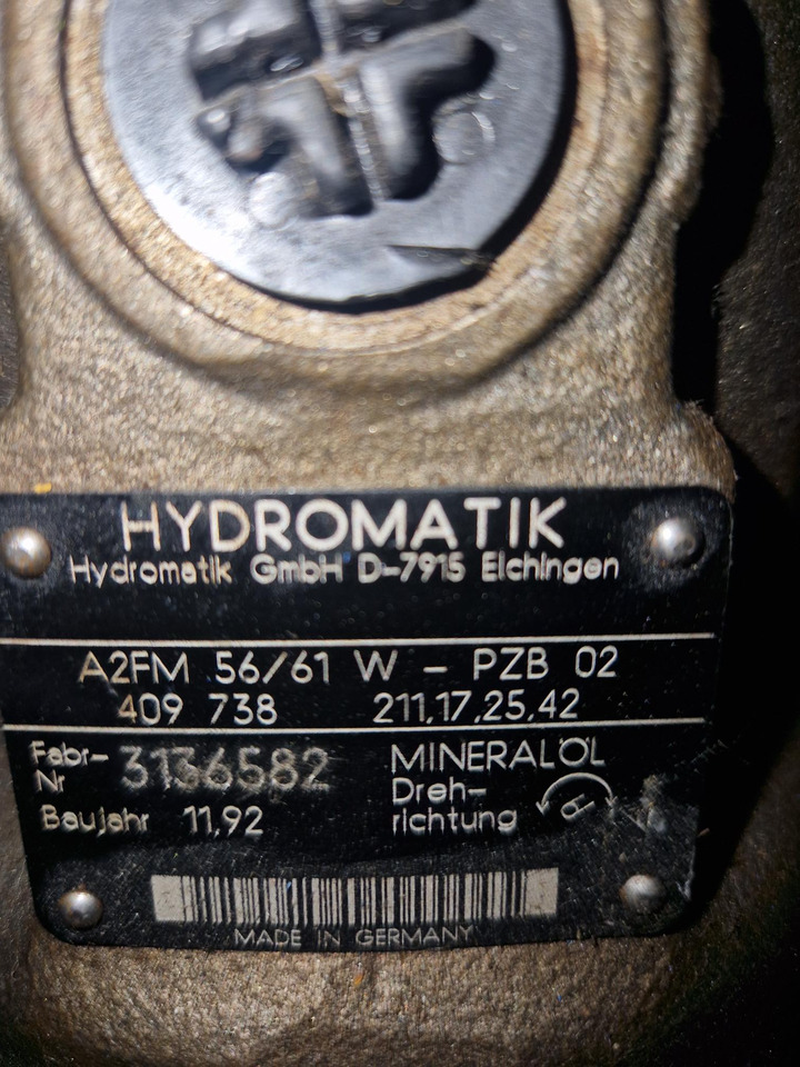 BOMBA HYDROMATIK A2FM 56/61W - משאבה הידרולית: תמונה 3 BOMBA HYDROMATIK A2FM 56/61W - משאבה הידרולית: תמונה 3