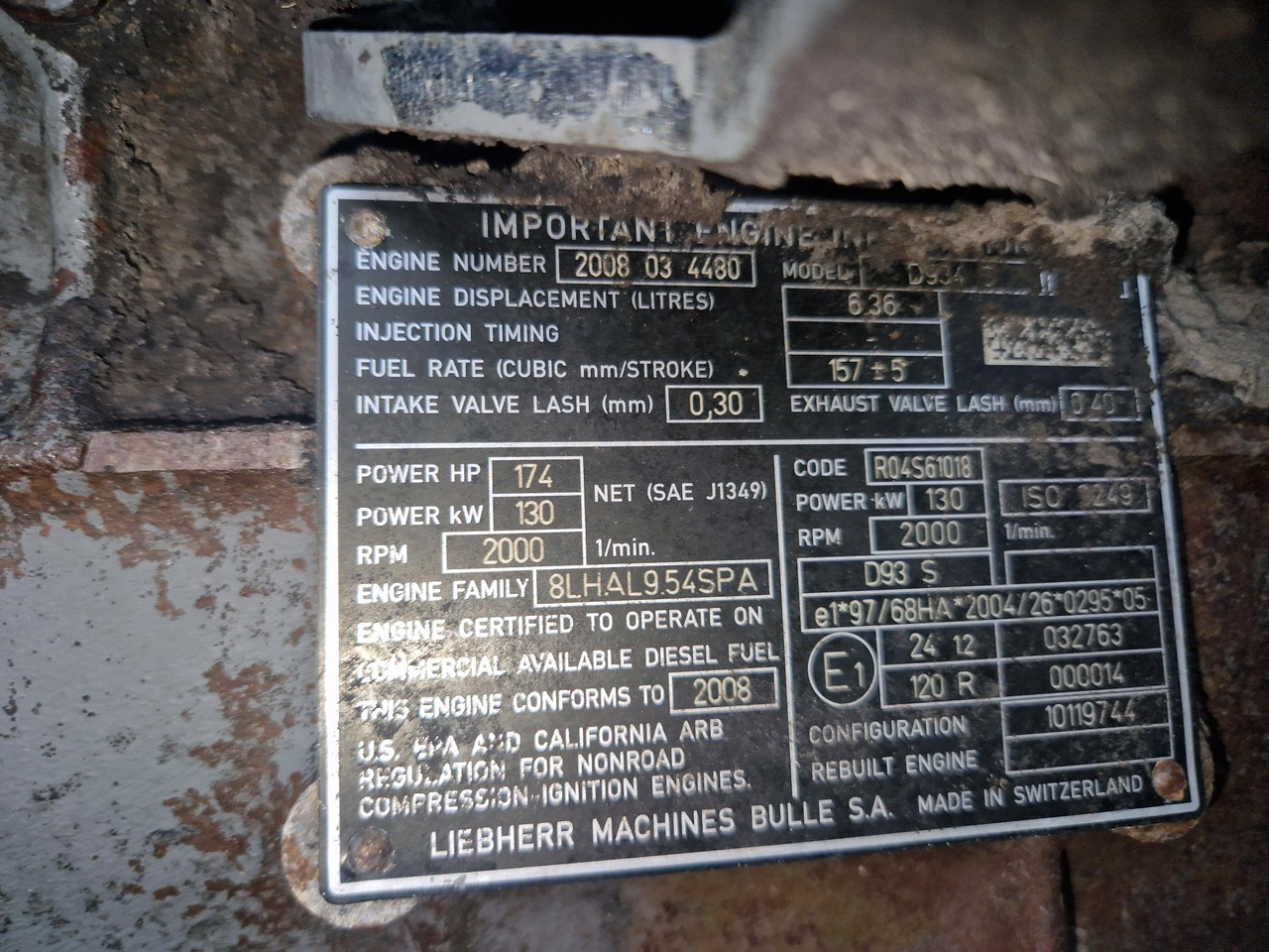 LIEBHERR D934S A6 - מנוע עבור מכונת בנייה: תמונה 4 LIEBHERR D934S A6 - מנוע עבור מכונת בנייה: תמונה 4