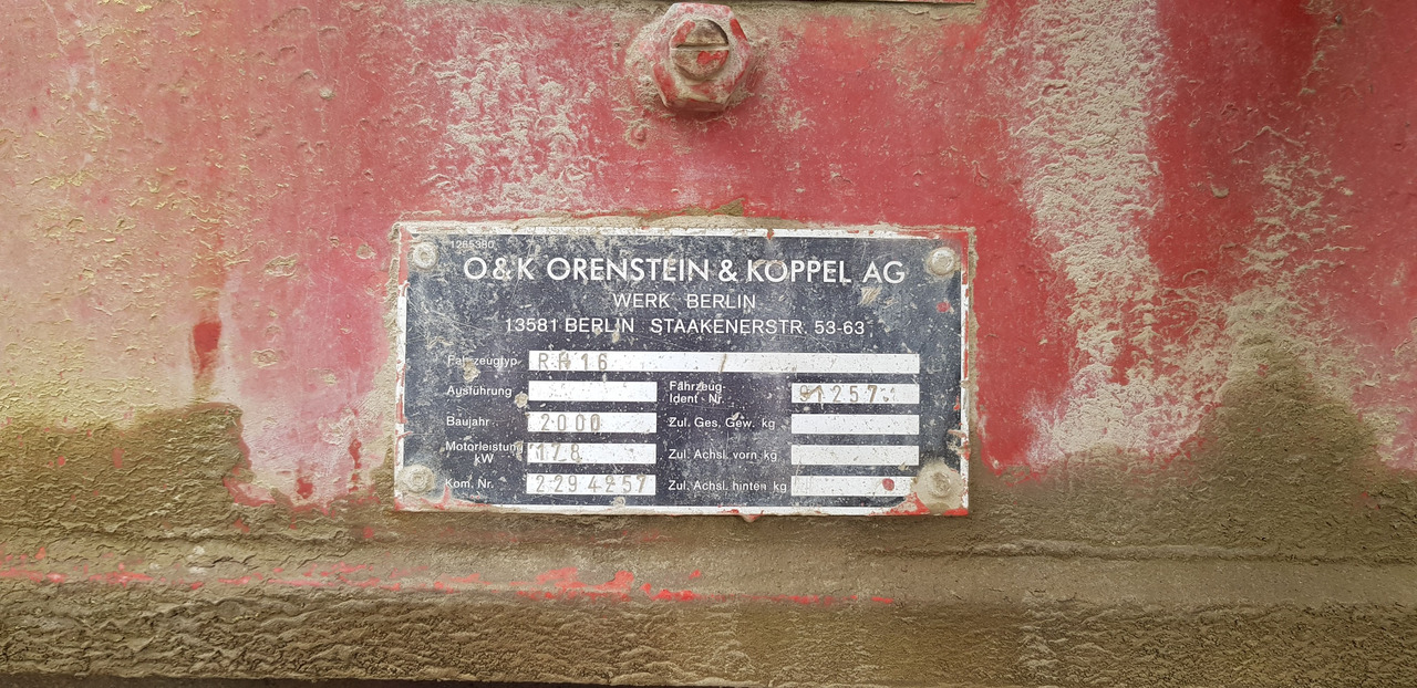 O&K RH16 S/N: 91257 - מחפר סורק: תמונה 3 O&K RH16 S/N: 91257 - מחפר סורק: תמונה 3