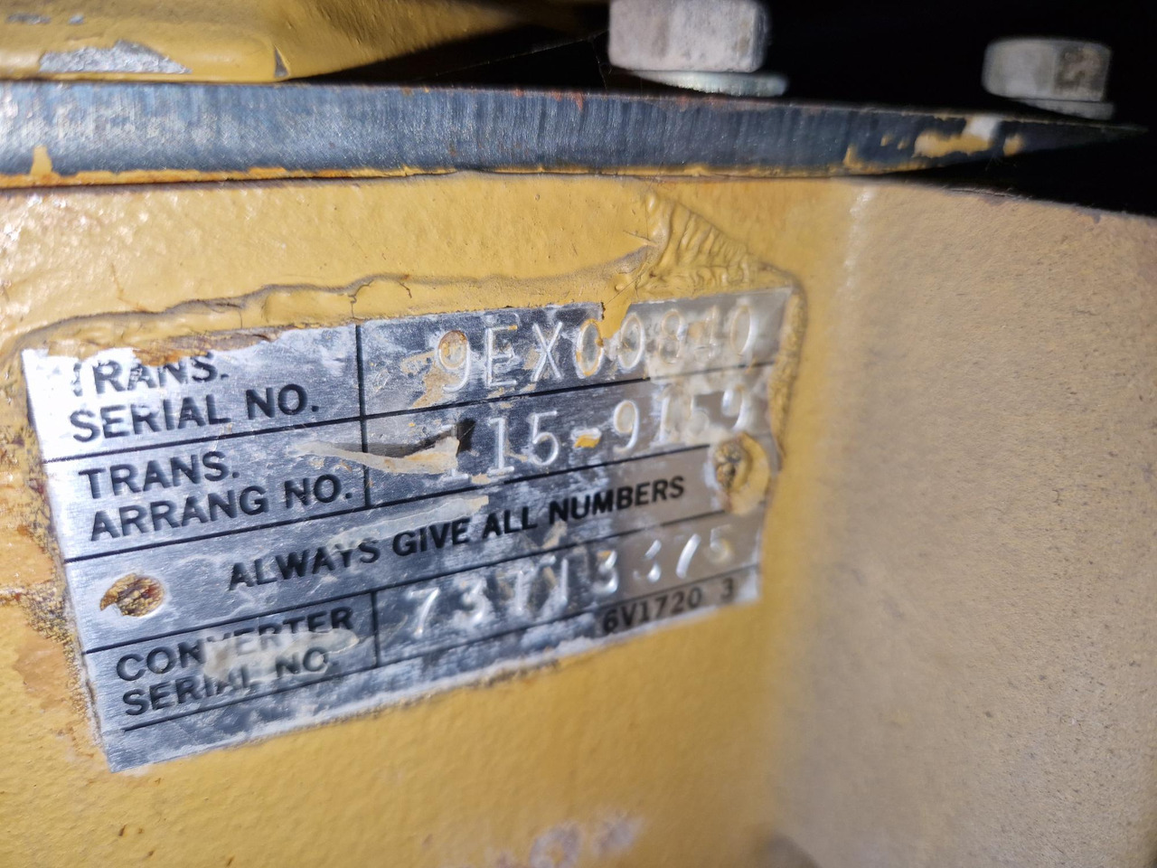 TRANSMISION PARA CAT 980FII 6V-1720 - תמסורת עבור מכונת בנייה: תמונה 1 TRANSMISION PARA CAT 980FII 6V-1720 - תמסורת עבור מכונת בנייה: תמונה 1