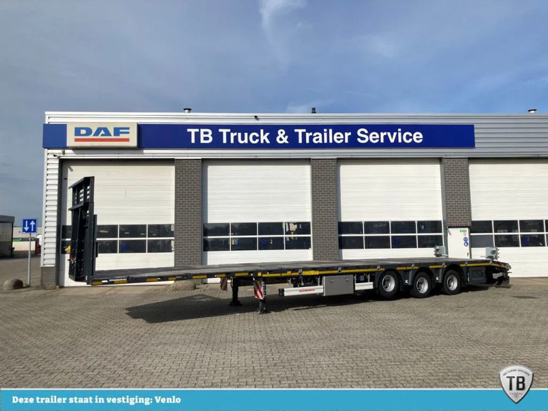 Kässbohrer SPA M3 / 1N - 18 / 27 Heavy Duty uitschuifbare vlakke mega trailer met liftas, rongen en oprijplaten - סמיטריילר בתיבה סגורה: תמונה 1 Kässbohrer SPA M3 / 1N - 18 / 27 Heavy Duty uitschuifbare vlakke mega trailer met liftas, rongen en oprijplaten - סמיטריילר בתיבה סגורה: תמונה 1