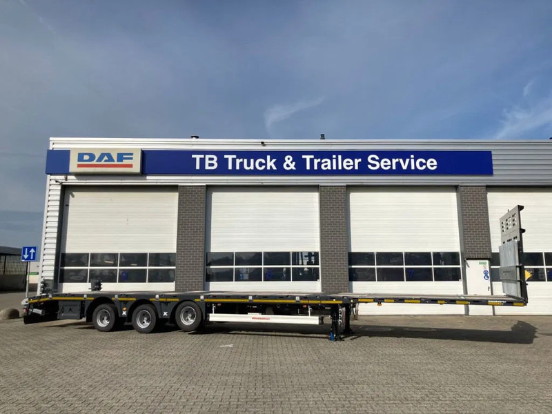 Kässbohrer SPA M3 / 1N - 18 / 27 Heavy Duty uitschuifbare vlakke mega trailer met liftas, rongen en oprijplaten - סמיטריילר בתיבה סגורה: תמונה 2 Kässbohrer SPA M3 / 1N - 18 / 27 Heavy Duty uitschuifbare vlakke mega trailer met liftas, rongen en oprijplaten - סמיטריילר בתיבה סגורה: תמונה 2