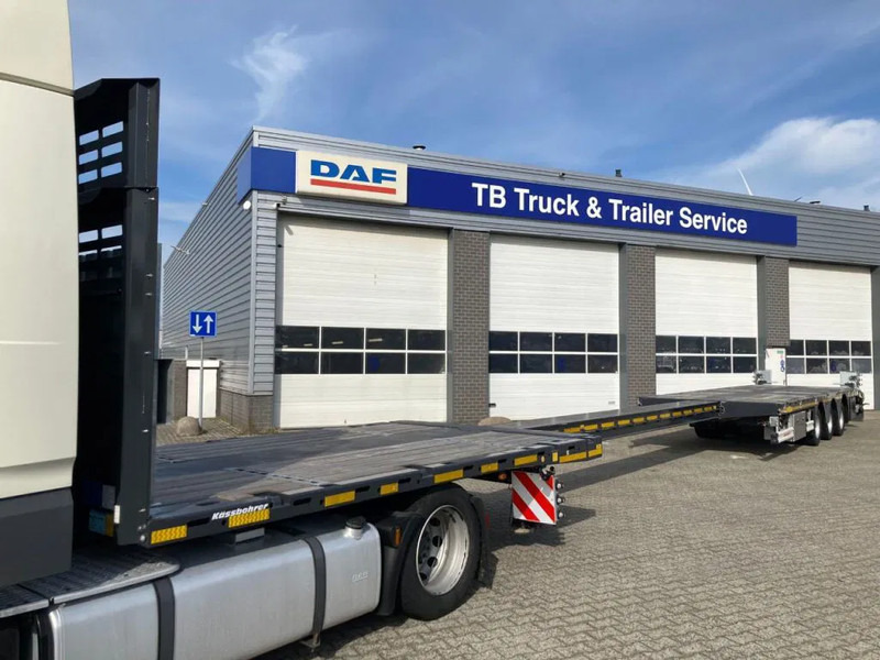 Kässbohrer SPA M3 / 1N - 18 / 27 Heavy Duty uitschuifbare vlakke mega trailer met liftas, rongen en oprijplaten - סמיטריילר בתיבה סגורה: תמונה 4 Kässbohrer SPA M3 / 1N - 18 / 27 Heavy Duty uitschuifbare vlakke mega trailer met liftas, rongen en oprijplaten - סמיטריילר בתיבה סגורה: תמונה 4