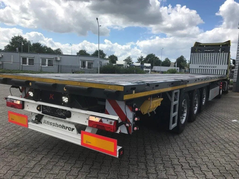 Kässbohrer SPS H 3 / ON - 18 / 27 Heavy Duty vlakke oplegger - סמיטריילר צד נופל/ שטוח: תמונה 1 Kässbohrer SPS H 3 / ON - 18 / 27 Heavy Duty vlakke oplegger - סמיטריילר צד נופל/ שטוח: תמונה 1