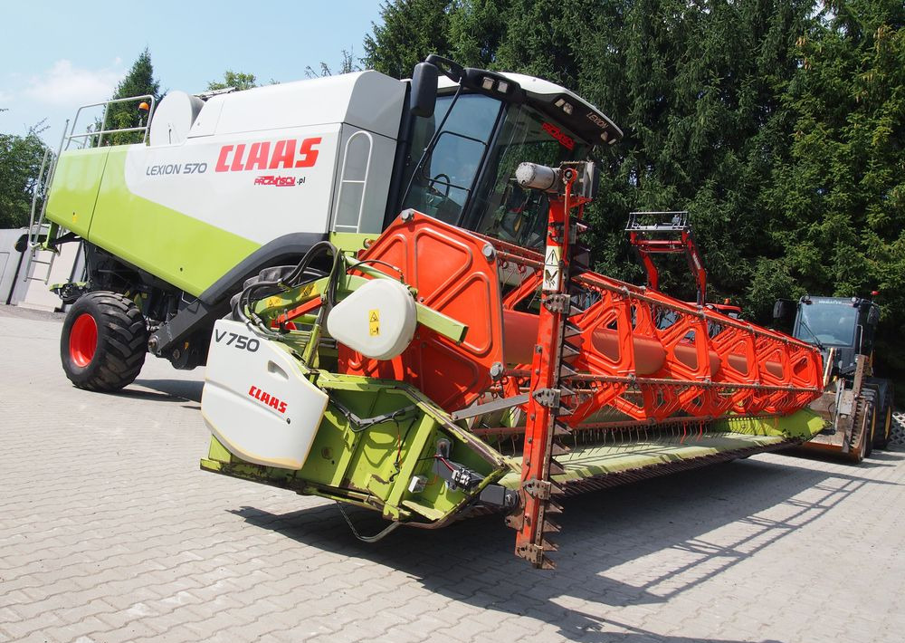 Kombajn zbożawy Claas Lexon 570 Kombajn zbożowy CLAAS LEXION 570+ heder VARIO 7,5m - מקצרת קומבינה: תמונה 3 Kombajn zbożawy Claas Lexon 570 Kombajn zbożowy CLAAS LEXION 570+ heder VARIO 7,5m - מקצרת קומבינה: תמונה 3
