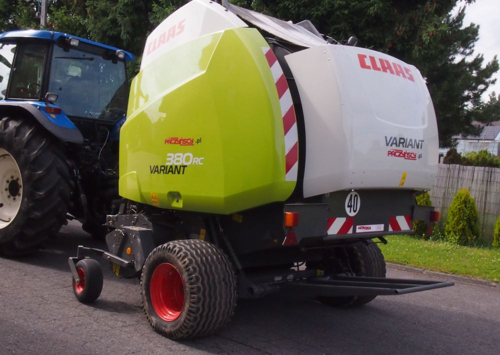 מכונת צרור עגולה Prasa Claas VARIANT 380 RC  2014 Prasa rolująca z nożami i opuszczana podłoga: תמונה 9