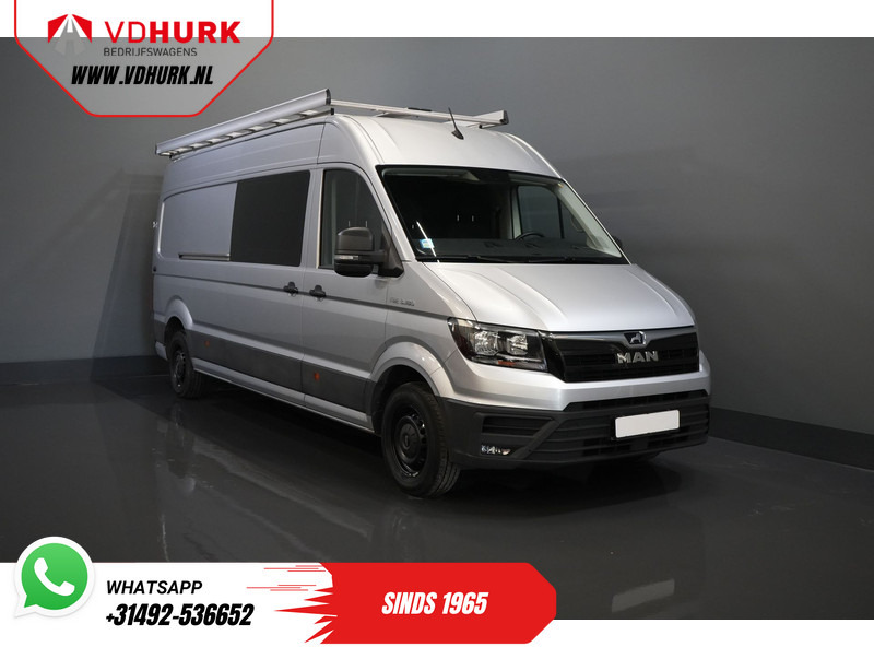 MAN TGE 3.180 180 pk DSG Aut. L4H3 DC Dubbel Cabine BPM VRIJ! 7 pers./ 270Gr. Deuren/ Carplay/ Imperiaal + Trap/ Gev.Stoel/ Cruise/ Came - כלי רכב מסחרי קטן, כלי רכב מסחרי קומבי: תמונה 1 MAN TGE 3.180 180 pk DSG Aut. L4H3 DC Dubbel Cabine BPM VRIJ! 7 pers./ 270Gr. Deuren/ Carplay/ Imperiaal + Trap/ Gev.Stoel/ Cruise/ Came - כלי רכב מסחרי קטן, כלי רכב מסחרי קומבי: תמונה 1