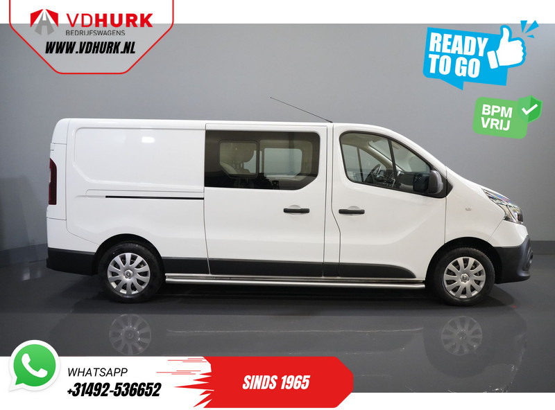 כלי רכב מסחרי קטן, כלי רכב מסחרי קומבי Renault Trafic 2.0 dCi 120 pk L2 DC Dubbel Cabine BPM VRIJ! Ready2Go LED/ 2x schuifdeur/ Sidebars/ Carplay/ Climate/ Camera/ PDC/ Cruise/ Trekh: תמונה 10