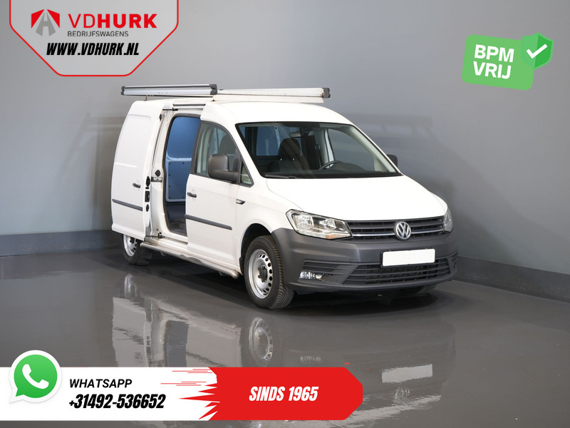 כלי רכב מסחרי קטן Volkswagen Caddy 2.0 TDI 100 pk DSG Aut. L2 Maxi BPM VRIJ! Imperiaal/ Sidebars/ Verw.voorruit/ Carplay/ Cruise/ Airco: תמונה 9