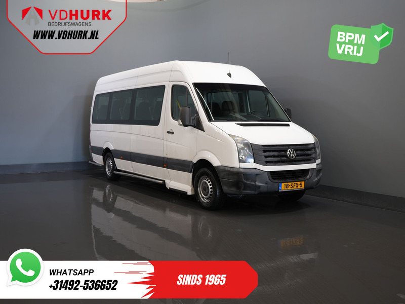 Volkswagen Crafter 35 2.0 TDI L3H2 EXPORT ONLY! €9.559 incl BTW/BPM Rolstoellift/ 9 Pers/ 9P/ Sidebars/ Rearbar/ Airco - מיניבוס, כלי רכב מסחרי לנוסעים: תמונה 1 Volkswagen Crafter 35 2.0 TDI L3H2 EXPORT ONLY! €9.559 incl BTW/BPM Rolstoellift/ 9 Pers/ 9P/ Sidebars/ Rearbar/ Airco - מיניבוס, כלי רכב מסחרי לנוסעים: תמונה 1