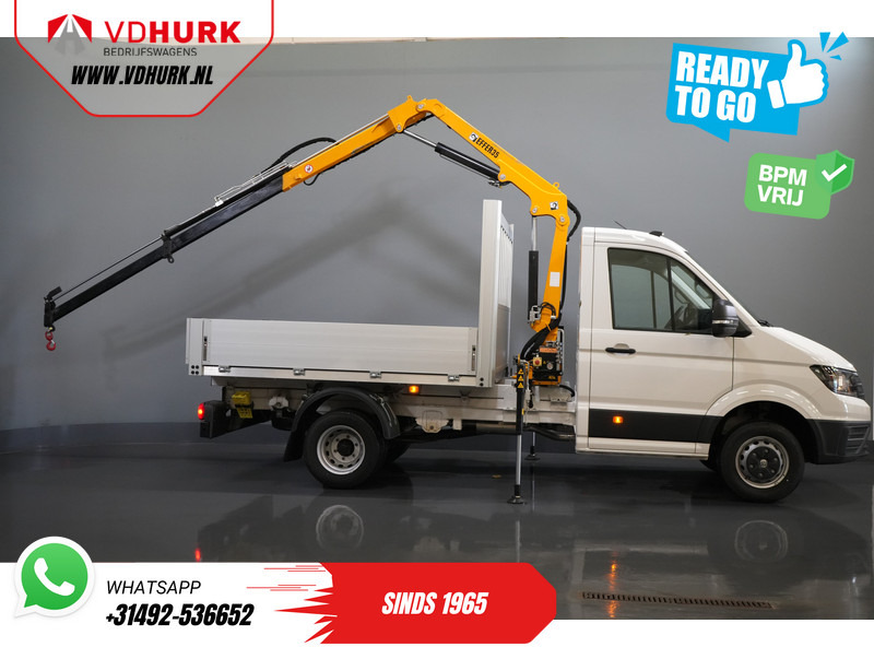 Volkswagen Crafter 50 165 pk Effer 352S Kraan/ Crane/ Kran/ Autokran/ PTO/ Open laadbak/ Dubbel Lucht - כלי רכב מסחרי במיטה שטוחה: תמונה 2 Volkswagen Crafter 50 165 pk Effer 352S Kraan/ Crane/ Kran/ Autokran/ PTO/ Open laadbak/ Dubbel Lucht - כלי רכב מסחרי במיטה שטוחה: תמונה 2
