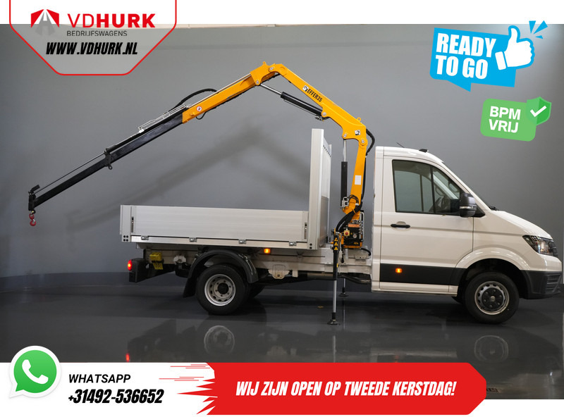 Volkswagen Crafter 50 165 pk Effer 352S Kraan/ Crane/ Kran/ Autokran/ PTO/ Open laadbak/ Dubbel Lucht - כלי רכב מסחרי במיטה שטוחה: תמונה 2 Volkswagen Crafter 50 165 pk Effer 352S Kraan/ Crane/ Kran/ Autokran/ PTO/ Open laadbak/ Dubbel Lucht - כלי רכב מסחרי במיטה שטוחה: תמונה 2