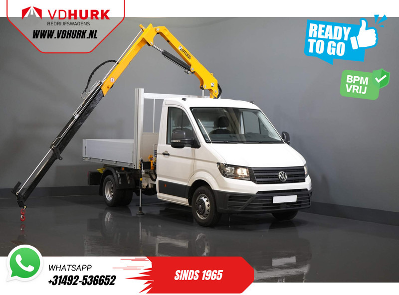 Volkswagen Crafter 50 165 pk Effer 352S Kraan/ Crane/ Kran/ Autokran/ PTO/ Open laadbak/ Dubbel Lucht - טנדר: תמונה 1 Volkswagen Crafter 50 165 pk Effer 352S Kraan/ Crane/ Kran/ Autokran/ PTO/ Open laadbak/ Dubbel Lucht - טנדר: תמונה 1