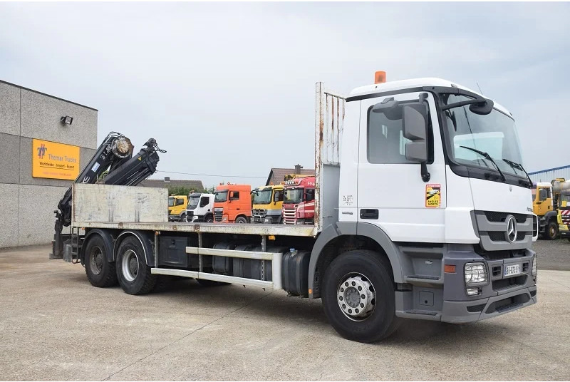 Mercedes-Benz Actros 2641 - משאית צד נופל/ שטוחה, משאית מנוף: תמונה 5 Mercedes-Benz Actros 2641 - משאית צד נופל/ שטוחה, משאית מנוף: תמונה 5
