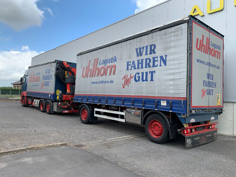 Mercedes-Benz Actros 2548 6X2 + Aanhanger*Palfinger crane*Cruise control*Airco* - משאית וילונות צד, משאית מנוף: תמונה 2 Mercedes-Benz Actros 2548 6X2 + Aanhanger*Palfinger crane*Cruise control*Airco* - משאית וילונות צד, משאית מנוף: תמונה 2