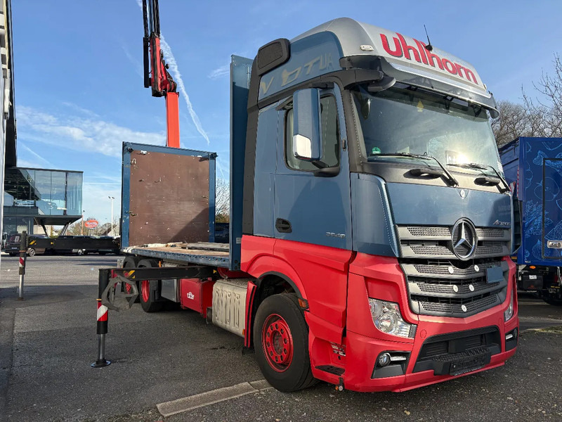 Mercedes-Benz Actros 2548 6X2 + Aanhanger*Palfinger crane*Cruise control*Airco* - משאית וילונות צד, משאית מנוף: תמונה 4 Mercedes-Benz Actros 2548 6X2 + Aanhanger*Palfinger crane*Cruise control*Airco* - משאית וילונות צד, משאית מנוף: תמונה 4