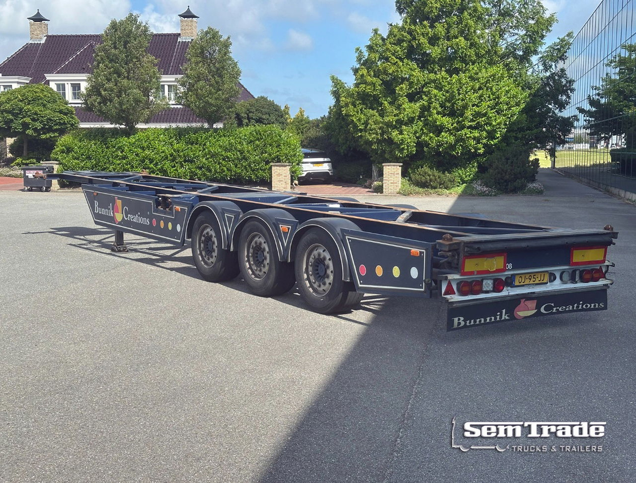 Burg BPO 13-27 Ccxlx 40" Galvanised Super Chassis SAF Axles Disc Brakes 2x Lift Axles 3 Pieces IN Stock Super Condition - סמיטריילר מוביל מכולות/ החלפת גוף: תמונה 2 Burg BPO 13-27 Ccxlx 40" Galvanised Super Chassis SAF Axles Disc Brakes 2x Lift Axles 3 Pieces IN Stock Super Condition - סמיטריילר מוביל מכולות/ החלפת גוף: תמונה 2