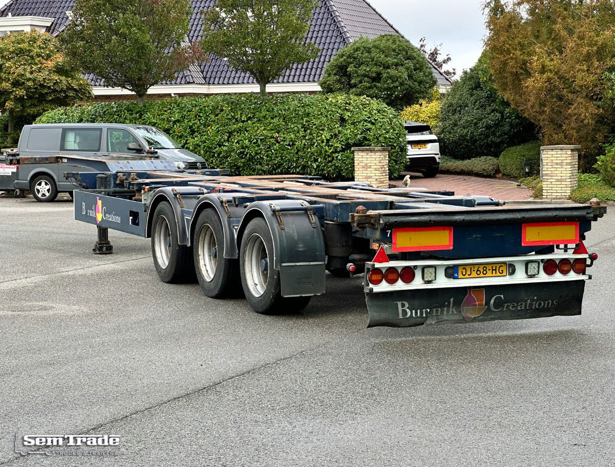 Burg BPO 15-27 Ccxhx BPW Axles Disc Brakes 40 FT. Chassis Lift Axle - סמיטריילר מוביל מכולות/ החלפת גוף: תמונה 3 Burg BPO 15-27 Ccxhx BPW Axles Disc Brakes 40 FT. Chassis Lift Axle - סמיטריילר מוביל מכולות/ החלפת גוף: תמונה 3