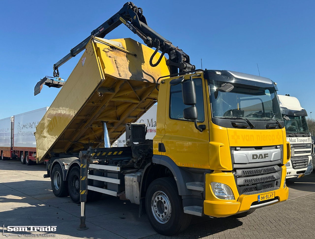 DAF CF 410 FAT 6X4 188.000 KM Palfinger 17 TON/Meter Kraan 2 Zijdige Ruizeveld K - משאית מנוף: תמונה 5 DAF CF 410 FAT 6X4 188.000 KM Palfinger 17 TON/Meter Kraan 2 Zijdige Ruizeveld K - משאית מנוף: תמונה 5
