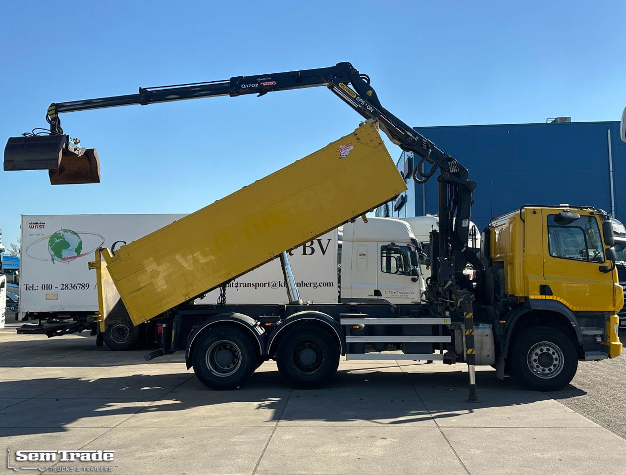 DAF CF 410 FAT 6X4 188.000 KM Palfinger 17 TON/Meter Kraan 2 Zijdige Ruizeveld K - משאית מנוף: תמונה 4 DAF CF 410 FAT 6X4 188.000 KM Palfinger 17 TON/Meter Kraan 2 Zijdige Ruizeveld K - משאית מנוף: תמונה 4