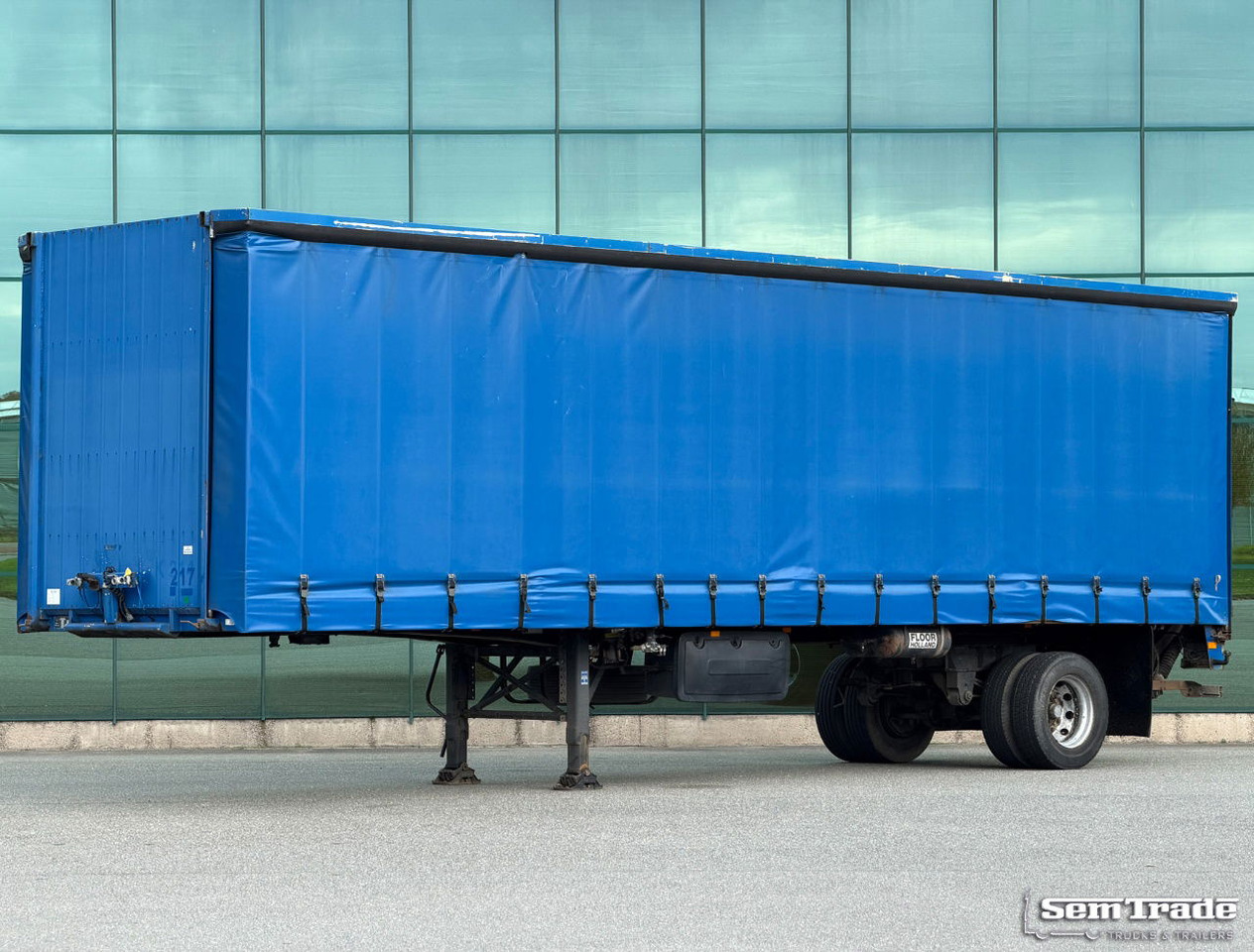 Floor FL0-12-102 City Trailer Tail Lift Good Condition Holland-Trailer - סמיטריילר עם וילונות צד: תמונה 1 Floor FL0-12-102 City Trailer Tail Lift Good Condition Holland-Trailer - סמיטריילר עם וילונות צד: תמונה 1