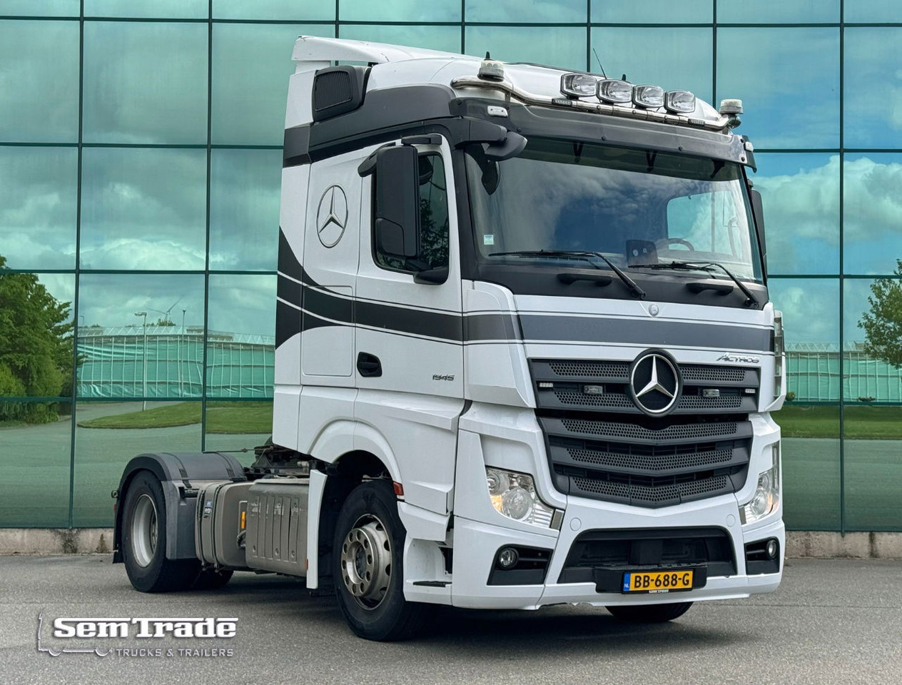 יחידת טרקטור Mercedes-Benz Actros 1945 382.000 KM NEW TUV APK PTO + Hydraulics TOP Condition NL Truck: תמונה 6