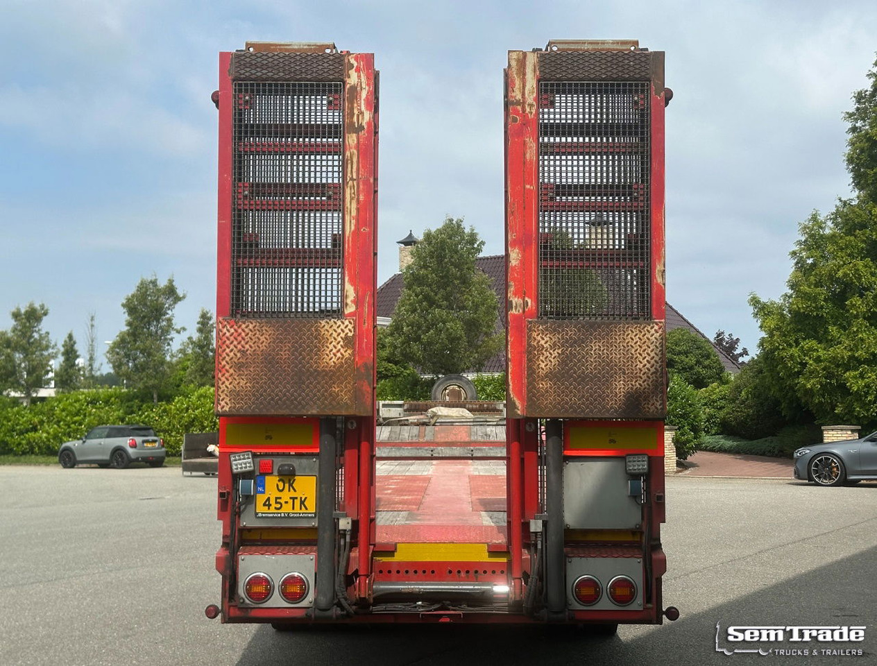 Nooteboom Osds-48-03V Stuuras 680 CM Uitschuifbaar Hydraulische Laadrampen Super - סמיטריילר עם מטען נמוך: תמונה 4 Nooteboom Osds-48-03V Stuuras 680 CM Uitschuifbaar Hydraulische Laadrampen Super - סמיטריילר עם מטען נמוך: תמונה 4