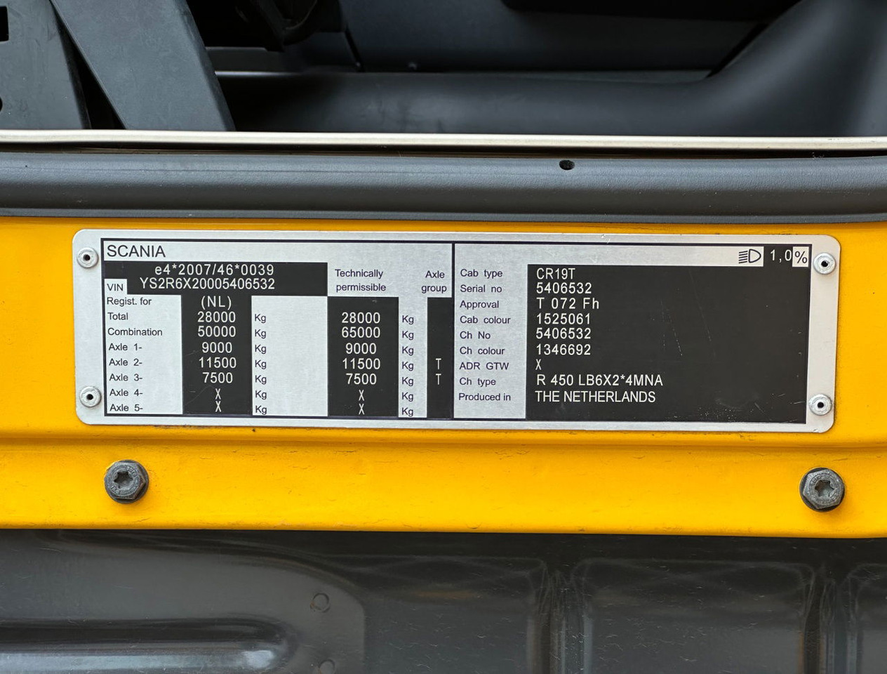 משאית קירור Scania R450 Retarder TRS Cooling Heiwo Isolated Boxes Tail Lift NL-Combi: תמונה 30