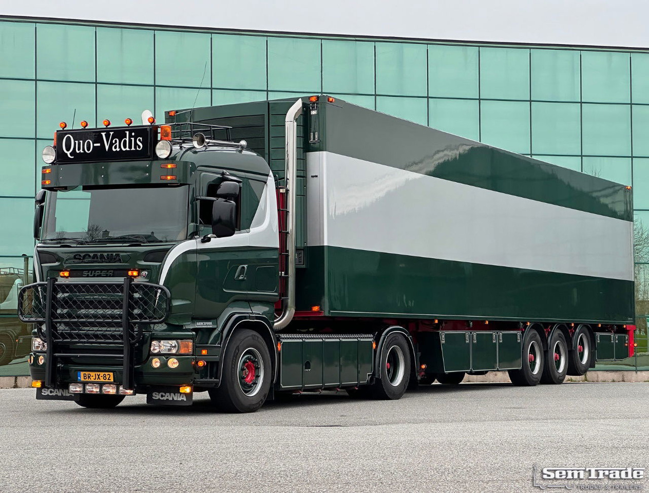 Scania R500 V8 Analogue Tacho 779.000 KM Show Truck Special Interior + Special VAN Beurden Frigo Trailer - יחידת טרקטור: תמונה 1 Scania R500 V8 Analogue Tacho 779.000 KM Show Truck Special Interior + Special VAN Beurden Frigo Trailer - יחידת טרקטור: תמונה 1
