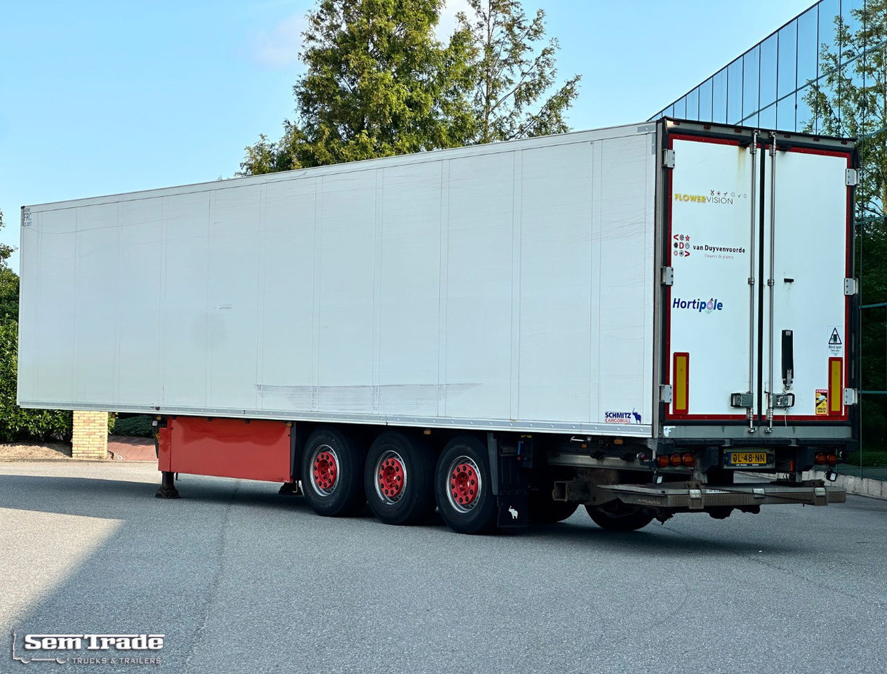 Schmitz Cargobull SKO24 Carrier Vector 1850 2X Lift Axle Flowerwide 270 CM High Holland Trailer - סמיטריילר עם קירור: תמונה 3 Schmitz Cargobull SKO24 Carrier Vector 1850 2X Lift Axle Flowerwide 270 CM High Holland Trailer - סמיטריילר עם קירור: תמונה 3