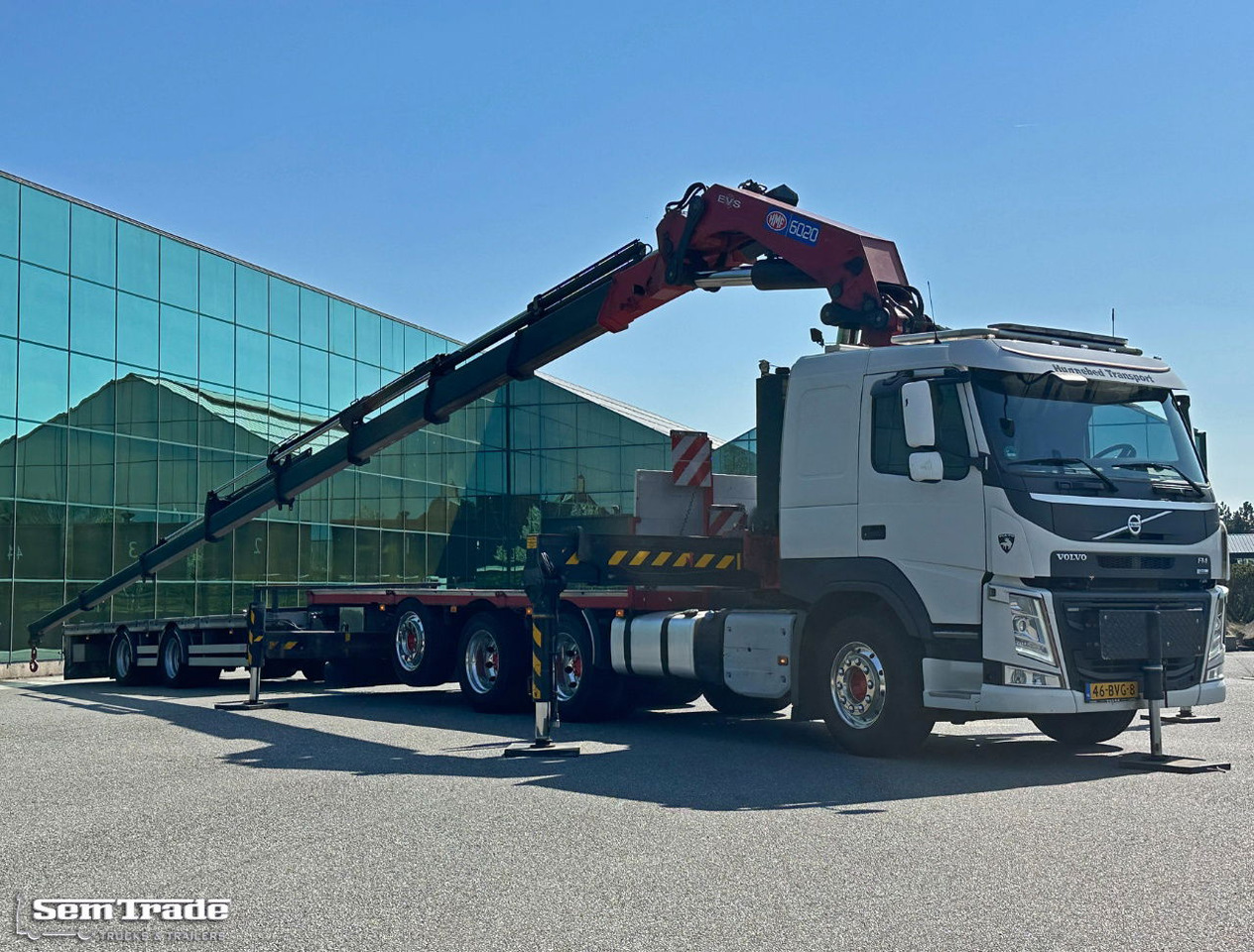 Volvo FMX 540 8X4 HMF 6020 K8 Kraan 231.000 KM + 2023 Sterk Trailer Super Condit - משאית מנוף: תמונה 5 Volvo FMX 540 8X4 HMF 6020 K8 Kraan 231.000 KM + 2023 Sterk Trailer Super Condit - משאית מנוף: תמונה 5