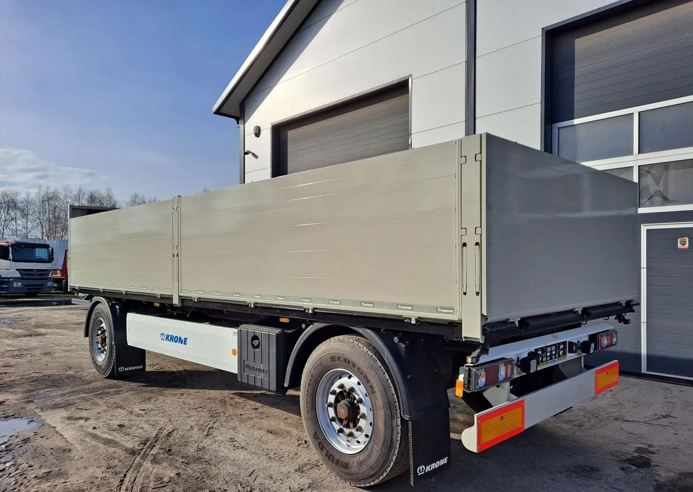 Krone Przyczepa KRONE Budowlanka - קרון נגרר צד נופל/ שטוח: תמונה 1 Krone Przyczepa KRONE Budowlanka - קרון נגרר צד נופל/ שטוח: תמונה 1