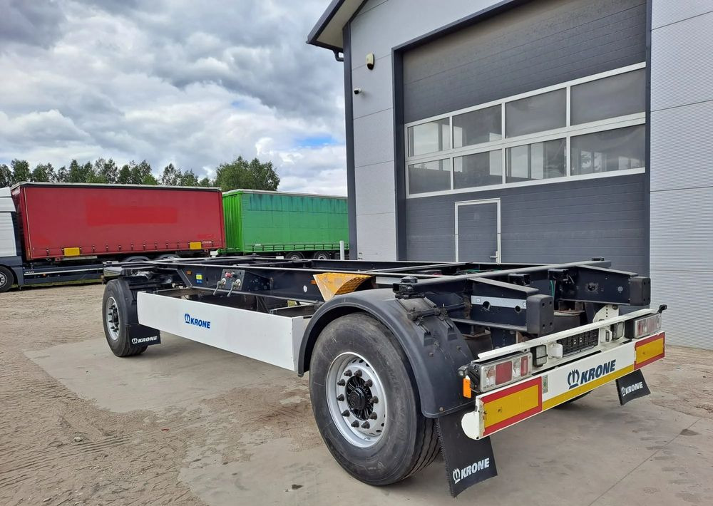 Krone Przyczepa Krone - קרון נגרר מוביל מכולות/ החלפת גוף: תמונה 4 Krone Przyczepa Krone - קרון נגרר מוביל מכולות/ החלפת גוף: תמונה 4