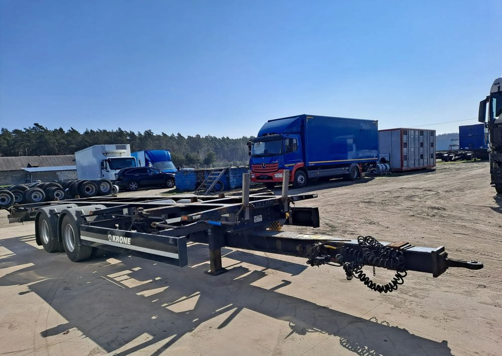 Krone Przyczepa Tandem - קרון נגרר מוביל מכולות/ החלפת גוף: תמונה 3 Krone Przyczepa Tandem - קרון נגרר מוביל מכולות/ החלפת גוף: תמונה 3