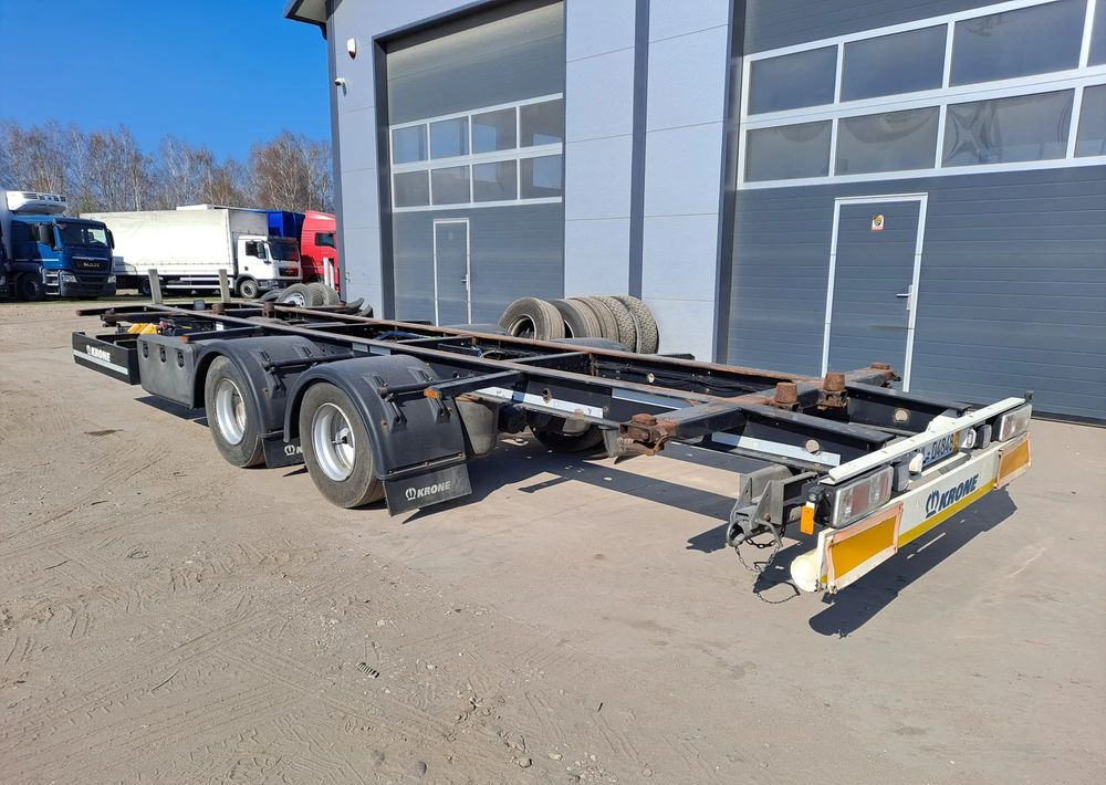 Krone Przyczepa Tandem - קרון נגרר מוביל מכולות/ החלפת גוף: תמונה 1 Krone Przyczepa Tandem - קרון נגרר מוביל מכולות/ החלפת גוף: תמונה 1